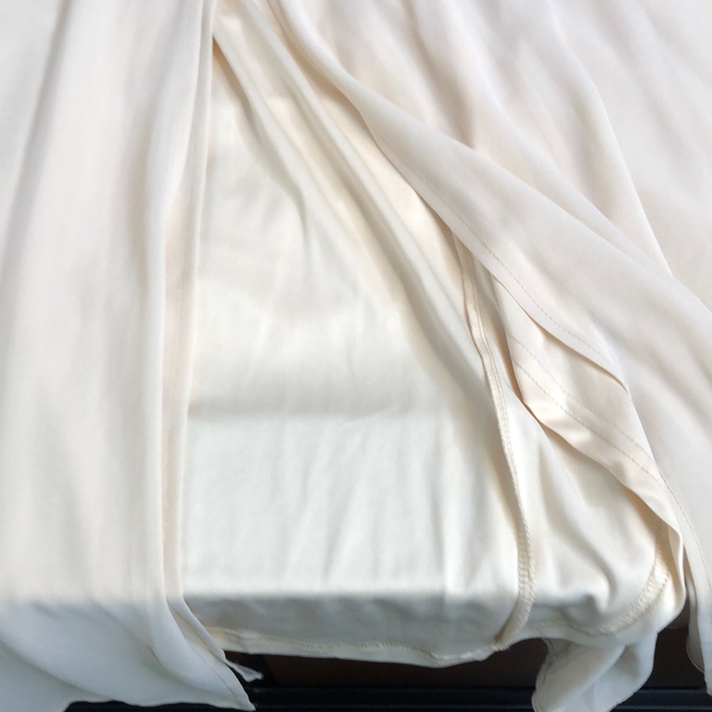 Lulus Heavenly Hues Cream Maxi Dress Size S  Prom/ Wedding/ Special Event - Picture 10 of 11